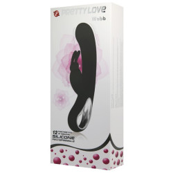 Pretty Love Vibro Rabbit  Webb Noir